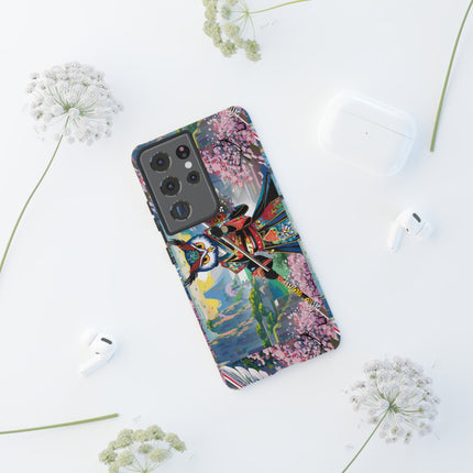 Cyberpunk Samurai Owl Phone Cases
