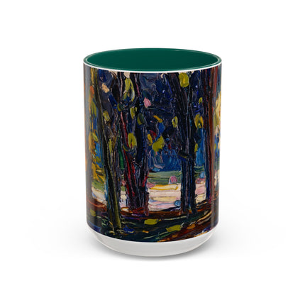 In the Park of St. Cloud by Wassily Kandinsky Colorful Mugs (11oz, 15oz)