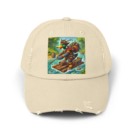 The Daring Drake Unisex Distressed Cap