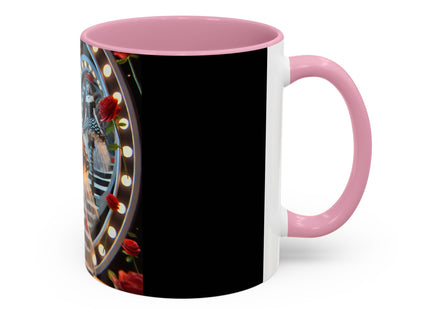 Halloween Witch Through the Mirror Colorful Mugs (11oz, 15oz)