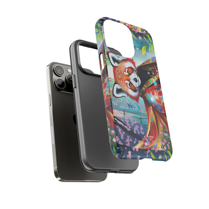 Cybernetic Red Panda Phone Cases