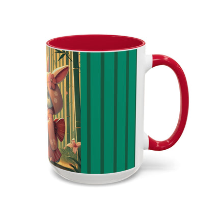 Geisha Kitten’s Easter Stroll Colorful Mugs (11oz, 15oz)