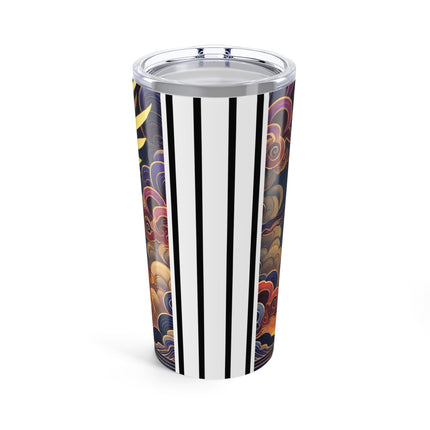 Flame-Winged Horse at Sunset Tumbler 20oz