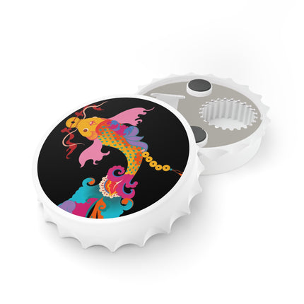 Golden Koi Bottle Opener – Lucky Swim & Vibrant Fortune