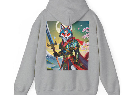 Cyberpunk Samurai Fox – Heavy Blend™ Hooded Sweatshirt