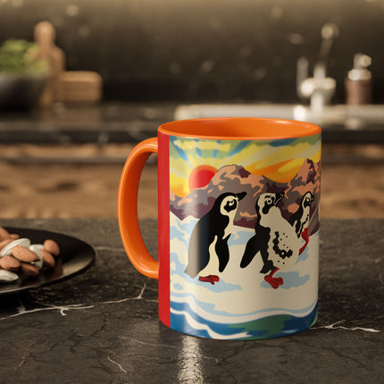 Snowball Shenanigans Colorful Mugs (11oz, 15oz)