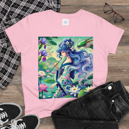 Fairy of the Koi Pond Cotton Tee
