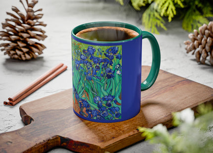 Irises by Vincent Van Gogh Colorful Mugs (11oz, 15oz)
