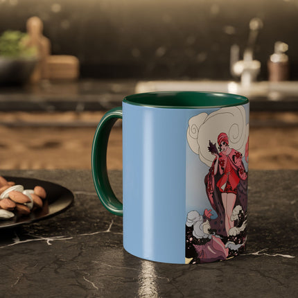 Goddess of the Swirling Sea Colorful Mugs (11oz, 15oz)
