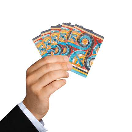 Reproduction of S-Spiral Frieze by Emile Gilliéron Playing Cards