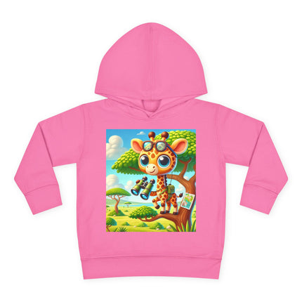 Giraffe Lookout Toddler Pullover Fleece Hoodie