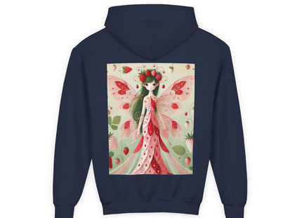 Strawberry Fairy Delight Youth Heavy Blend Hooded Sweatshirt