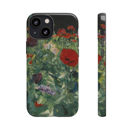 Poppies (A Study of Poppies for Carnation, Lily, Lily, Rose) by John Singer Sargent Phone Cases