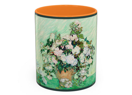 Roses by Vincent Van Gogh Colorful Mugs (11oz, 15oz)
