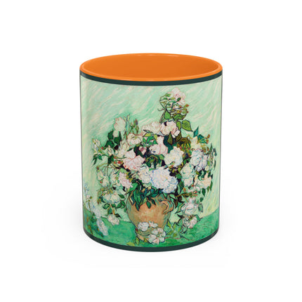Roses by Vincent Van Gogh Colorful Mugs (11oz, 15oz)