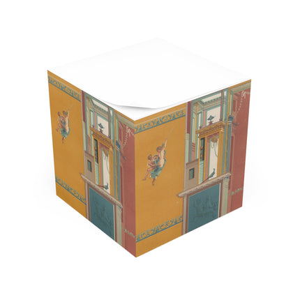 Pompeii Wall Pl.20 by Victor Steeger Note Cube