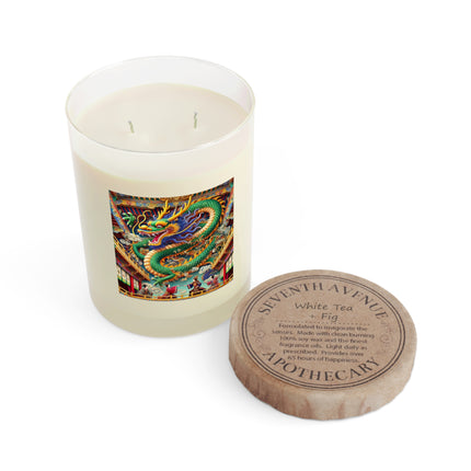 Tibetan Dragon Over Kabuki Duel Scented Candle