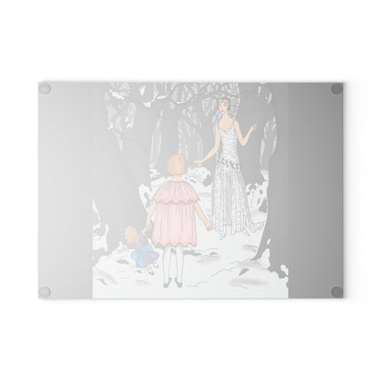 Fairy Tale Elegance Glass Cutting Board