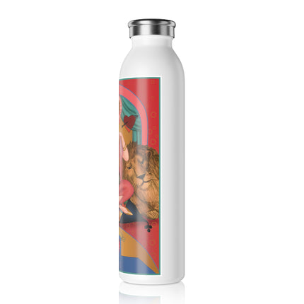 July & Ruby (from the Gem Series) by Sofia Chiostri Slim Water Bottle
