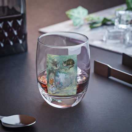 “I growl when I’m pleased, and wag my tail when I’m angry” by Sir John Tenniel Whiskey Glass