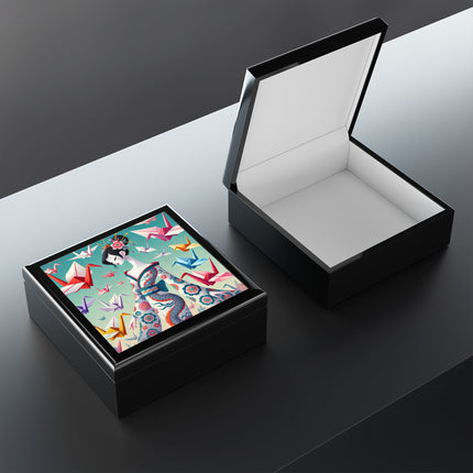 Origami Crane Jewelry Box