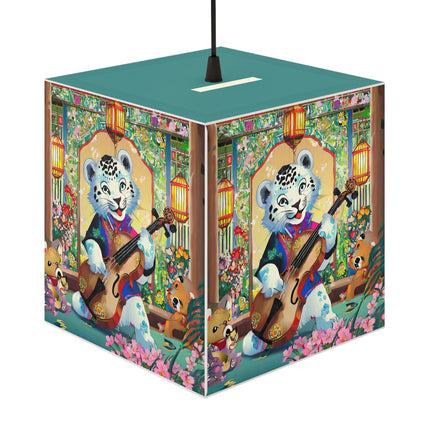 Melodies of the Snow Lion Cub Light Cube Lamp