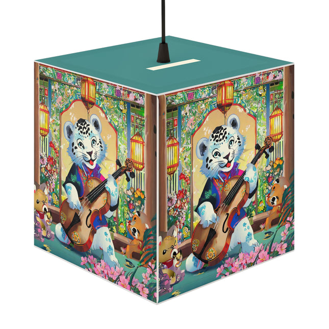 Melodies of the Snow Lion Cub Light Cube Lamp