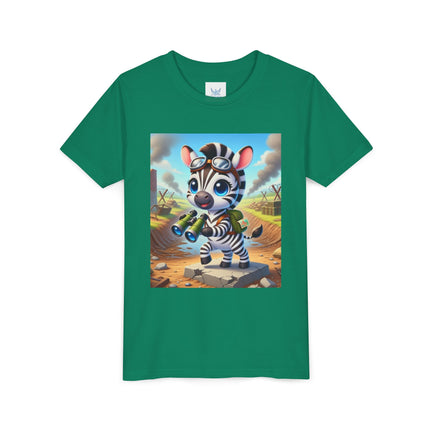 Zebra Lookout Youth Short Sleeve Tee