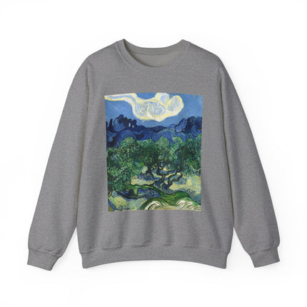 Olive Trees by Vincent Van Gogh Unisex Heavy Blend™ Crewneck Sweatshirt