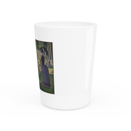 A Sunday on La Grande Jatte by Georges Seurat Ceramic Shot Glass