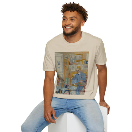 The Skeleton Painter by James Ensor Softstyle T-Shirt