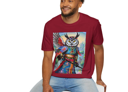 Cyberpunk Samurai Owl Softstyle T-Shirt