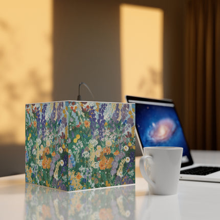 Flowers on the Mountain by August Babberger Light Cube Lamp