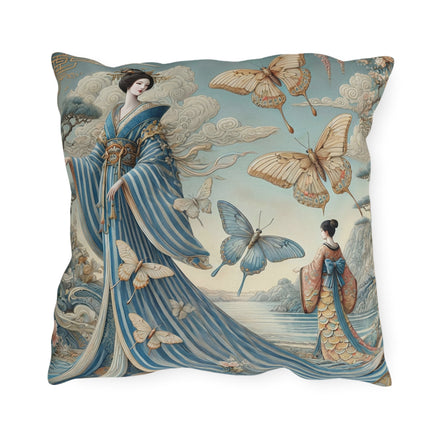 Butterfly Empress Outdoor Pillows – Graceful Butterflies & Timeless Elegance
