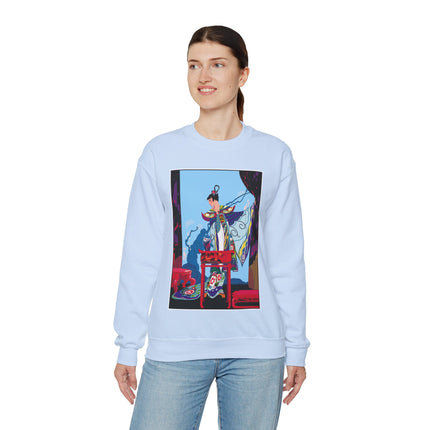 A Visual Journey by Umberto Brunelleschi Women's Heavy Blend™ Crewneck Sweatshirt