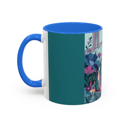 The Ladies Of The Secret Masquerade Colorful Mugs – Art Deco Floral Mystery