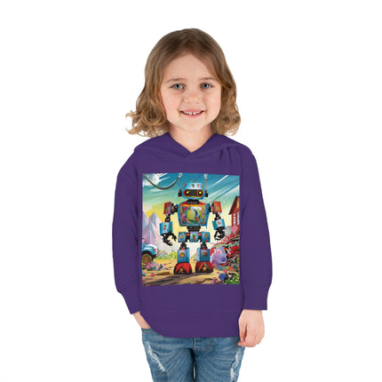 The Rusty Robot Toddler Pullover Fleece Hoodie