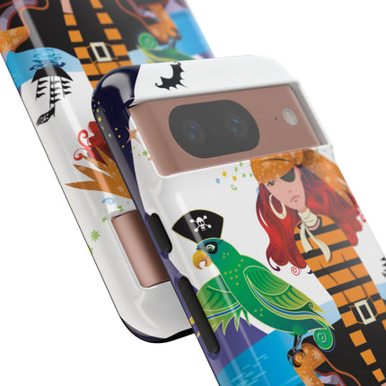 Moonlit Pirate Halloween Phone Cases