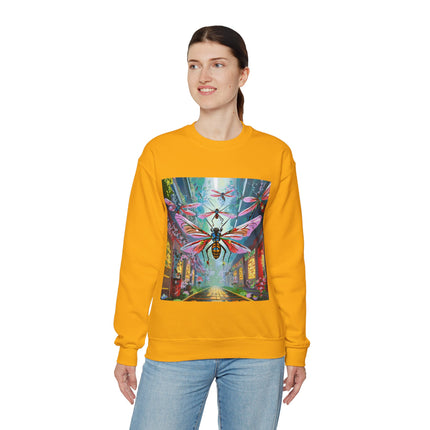 Neon Swarm Unisex Heavy Blend™ Crewneck Sweatshirt