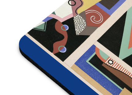 Collection decors et couleurs Pl.03 by Georges Valmiers Mouse Pad, Round and Rectangle