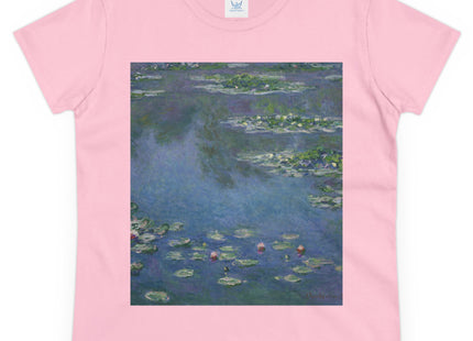 Water Lilies by Claude Monet Women's Midweight Cotton Tee