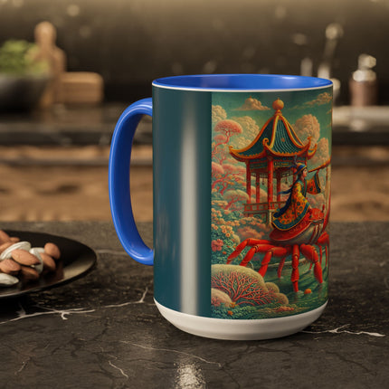 The Celestial Crab Navigator Colorful Mugs (11oz, 15oz)
