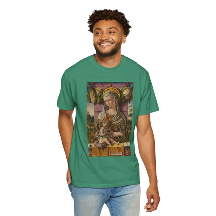 Madonna and Child by Carlo Crivelli Unisex Garment-Dyed T-shirt