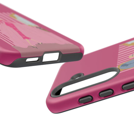 Lady in Pink Phone Case – Graceful Sophistication