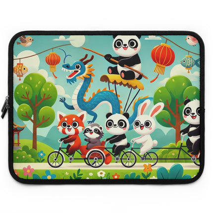 Rolling Along Together Laptop Sleeve – Friendship, Fun & Playful Adventure