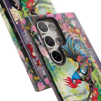Cyberpunk Rooster Phone Cases