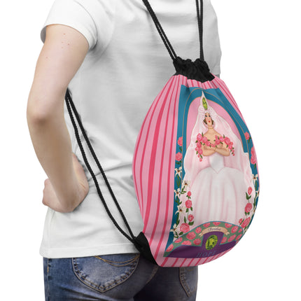 August & Peridot Zodiac Drawstring Bag