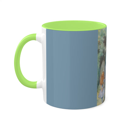 “I growl when I’m pleased, and wag my tail when I’m angry” by Sir John Tenniel Colorful Mugs, 11oz