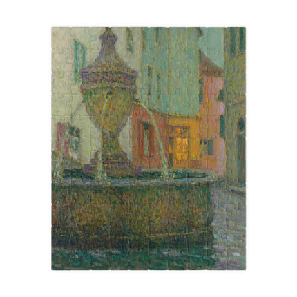 La Fontaine, Saint-Paul De Vence by Henri Le Sidaner Puzzle (110, 252, 500-Piece)