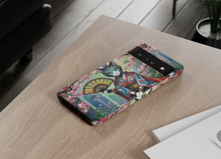 Cyberpunk Geisha Phone Cases